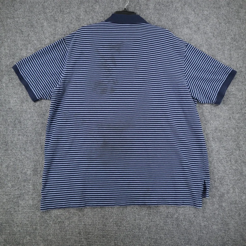 Polo Ralph Lauren Polo Shirt Mens 2XB Striped Red Pony Logo Casual Wear
